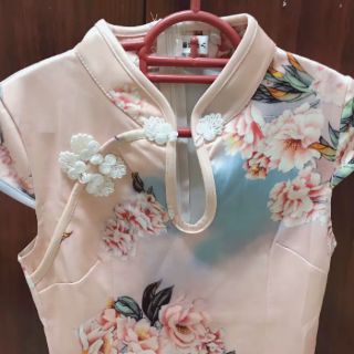 [Să~n] Ảnh thật - Sườn xám hoa tay con basic size SML.