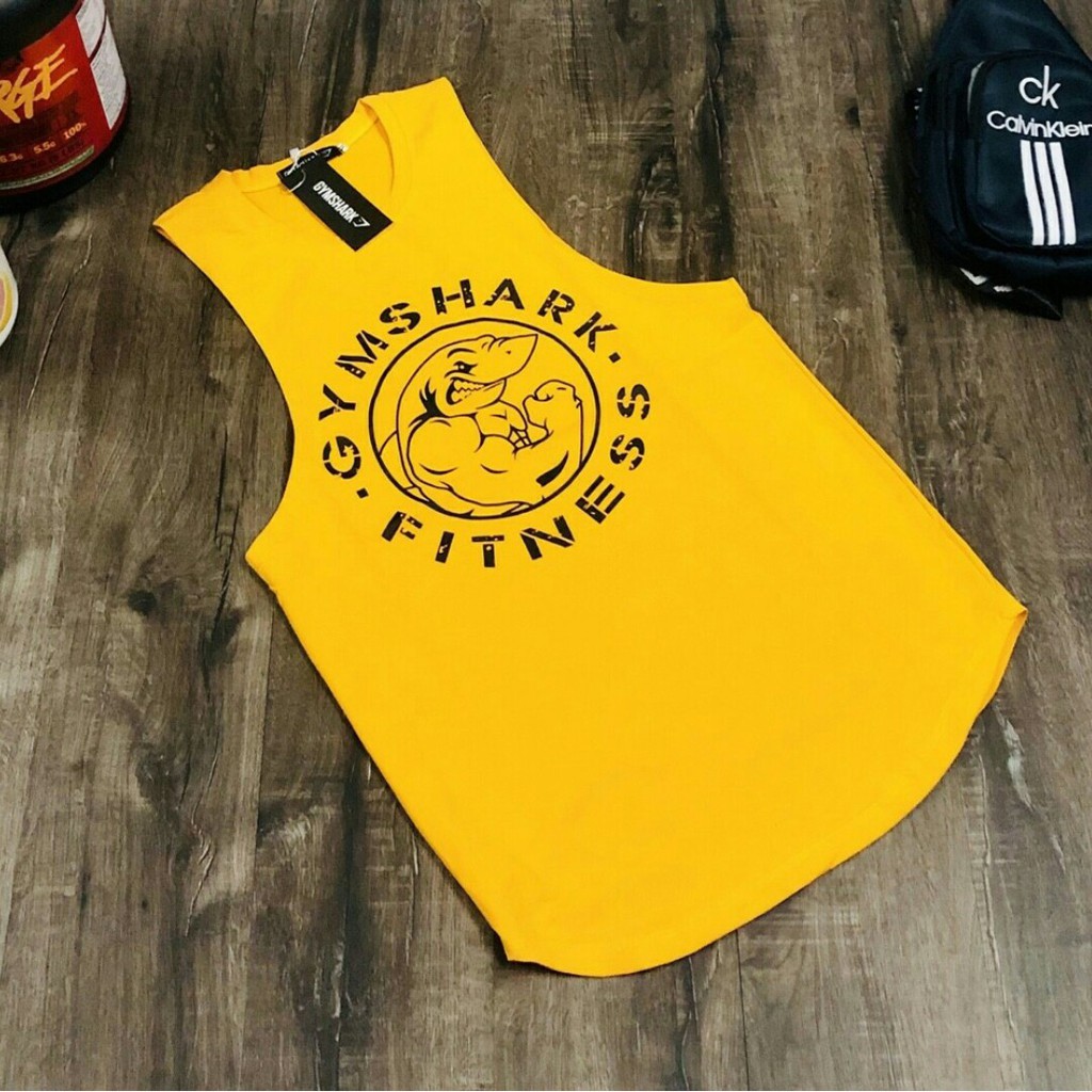 Áo tankop gym nam, áo ba lỗ tập gym nam Thun cotton 100% Xịn mát