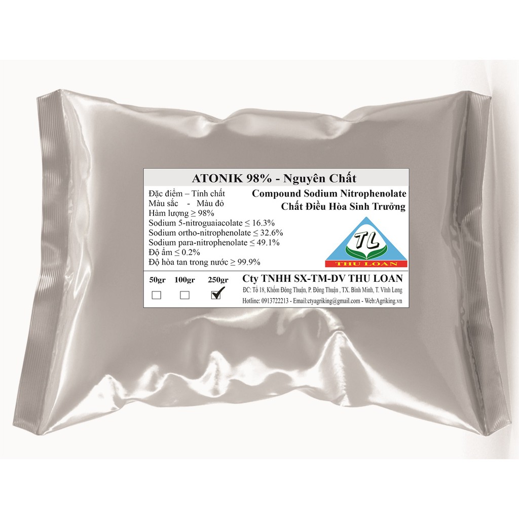 ATONIK 98% - Nguyên Chất Natri Nitrophenolate 98% Gói 250gr