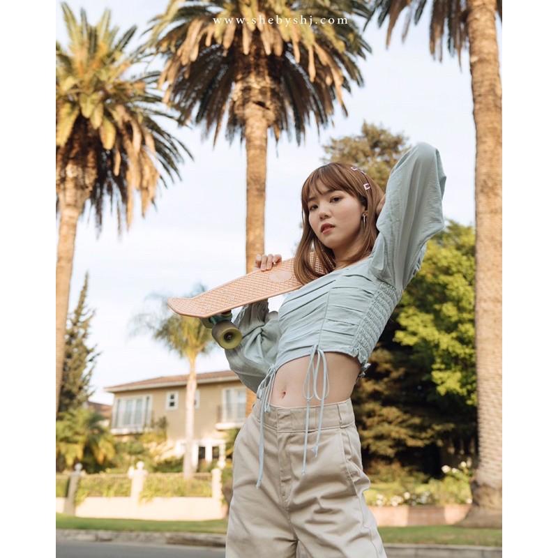 Áo crop Mint Top Shebyshj