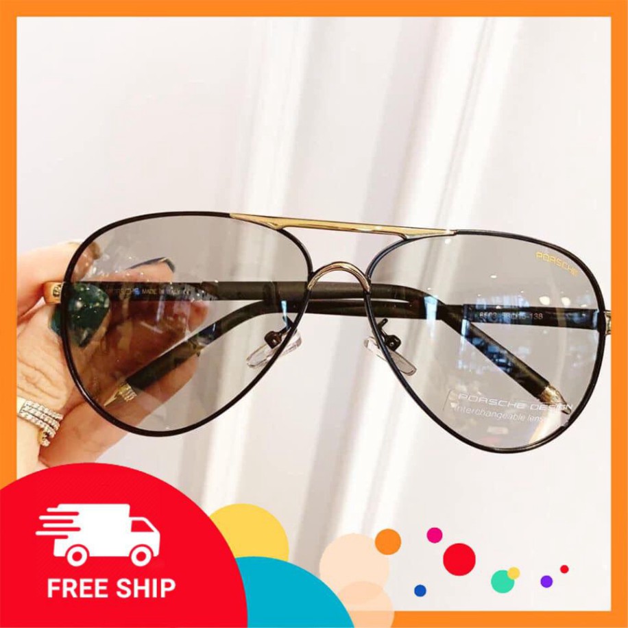 Mắt kính đổi màu ngày đêm GV21🎇 Kính mát thời trang