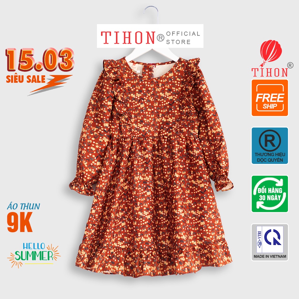 Váy Trẻ Em TIHON Cao Cấp Cho Bé Từ 11kg Đến 36kg VD0750174