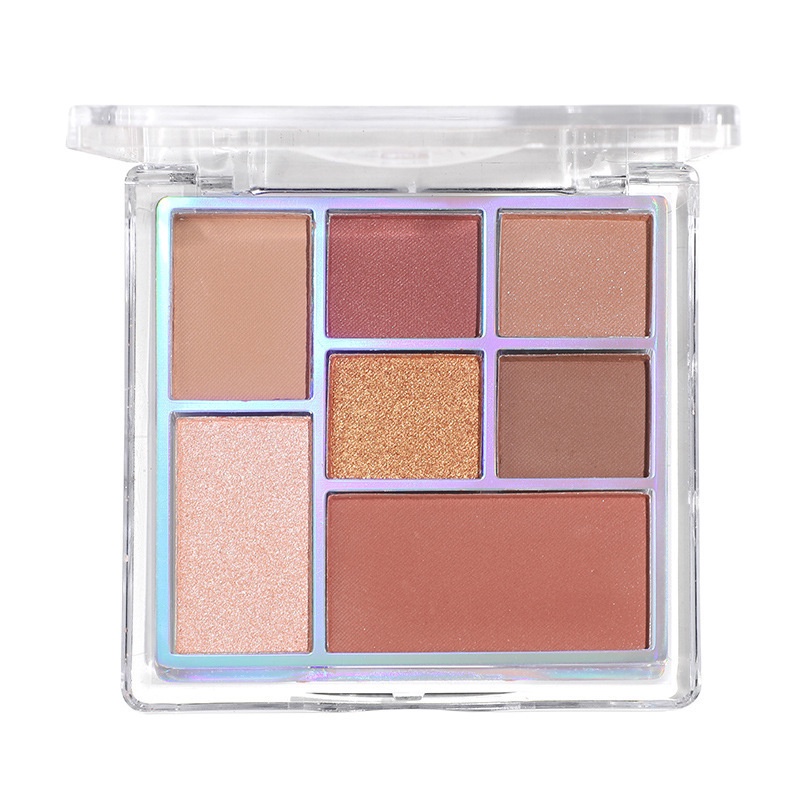 Bảng phấn mắt Lameila 7 màu hiệu ứng lì và ánh ngọc trai long lanh