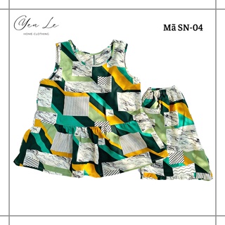 Đồ bộ lụa ÁO SÁT NÁCH QUẦN ĐÙI dễ thương mặc nhà