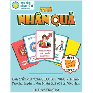Thẻ nhân quả cấp độ dễ