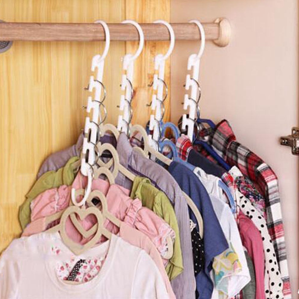 Móc treo đồ tiết kiệm không gian cho thủ quần áo