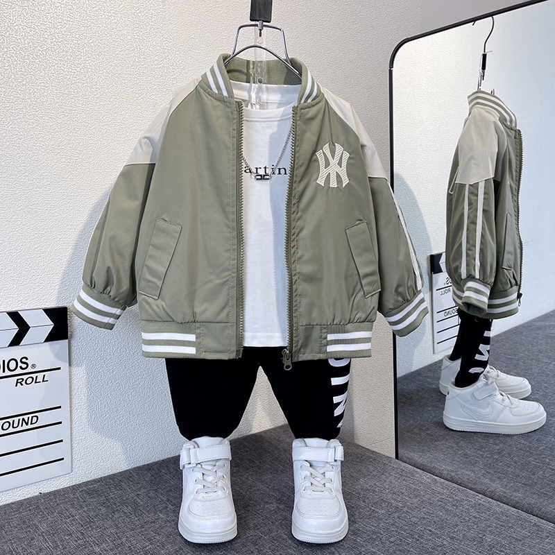 Áo Khoác Thời Trang Xuân Thu Dành Cho Bé Trai 2022