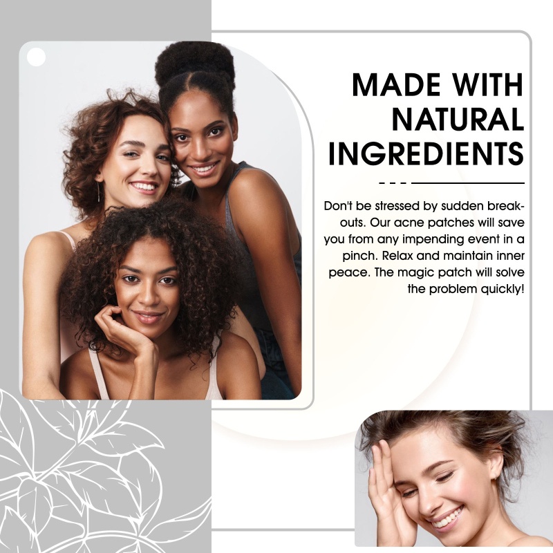 Bộ 20 Miếng Dán Hỗ Trợ Giảm Mụn Hấp Thụ Hydrocolloid Zit S