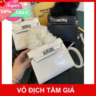 Túi hm mini sang chảnh da rắn bóng a76, nhiều size - freeship