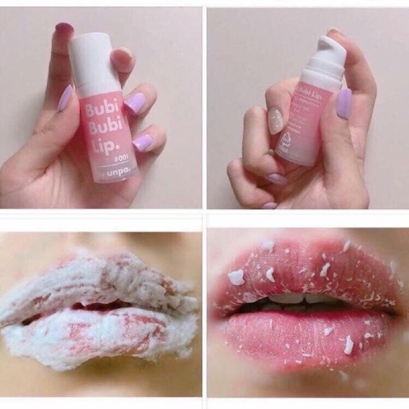 Gel Sủi Tẩy Tế Bào Chết Siêu Mềm Môi Unpa Bubi Bubi Bubble Lip Scrub ( Mẫu Mới ) | BigBuy360 - bigbuy360.vn