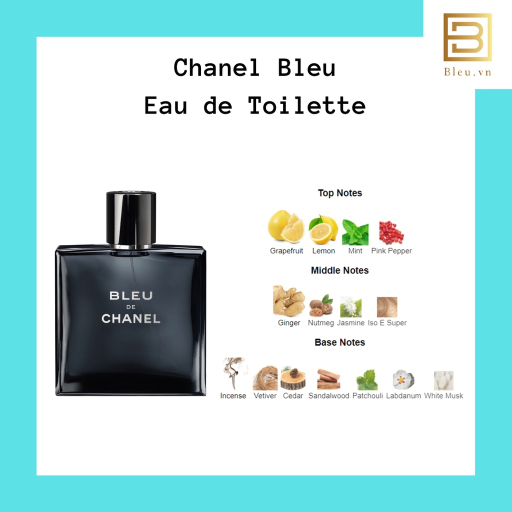 Mẫu dùng thử nước hoa nam Chanel Bleu