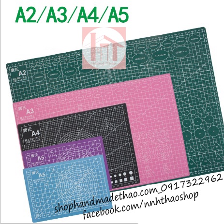 Tấm lót cắt / cutting mat khổ A5 - A4 - A3 - A2