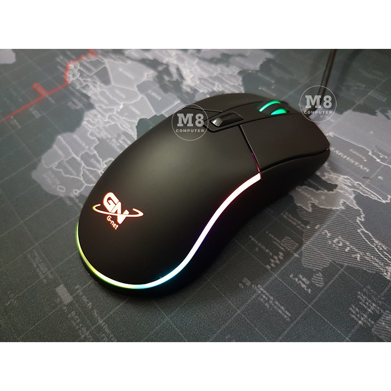 Chuột chơi game lazer RGB GNET M88 gaming