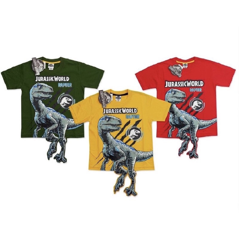 MỚI VỀ! Áo thun Thái Lan khủng long JURASSIC WORLD hoạ tiết 3D nổi cho bé trai