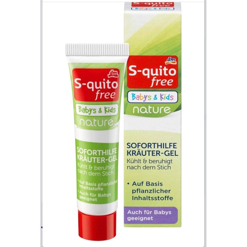 Gel bôi nốt muỗi đốt và côn trùng cắn S-quito Đức