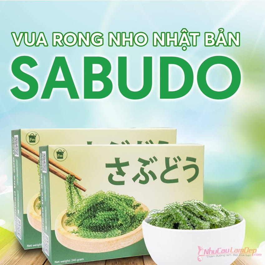 Rong Nho Tách Nước Công Nghệ Nhật Bản Sabudo 20g