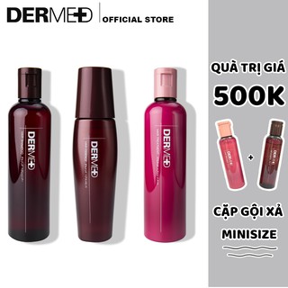 Bộ sản phẩm chăm sóc tóc toàn diện Dermed Hair Shampoo 240ml + Hair Treatment 240ml + Hair Essence 120ml