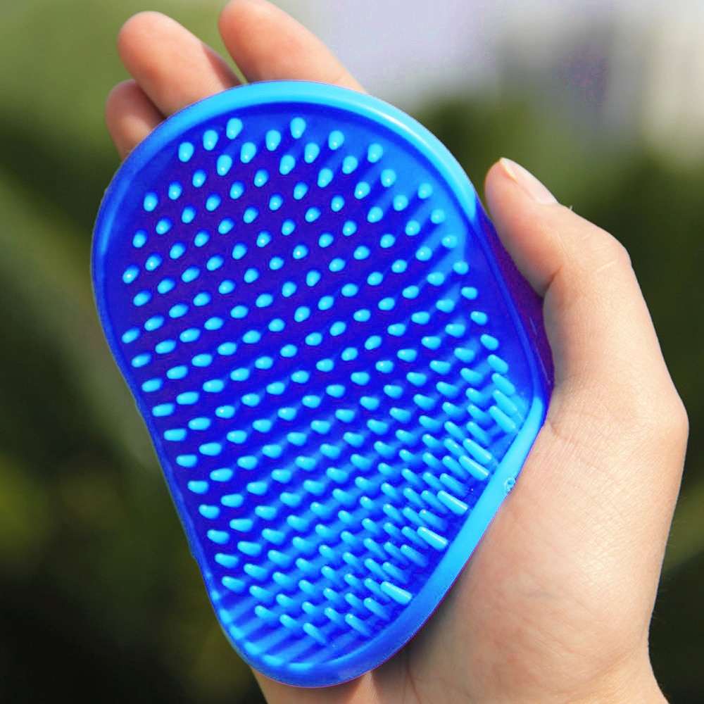 Bàn Chải Cao Su Tắm Cho Thú Cưng Tiện Dụng 50g