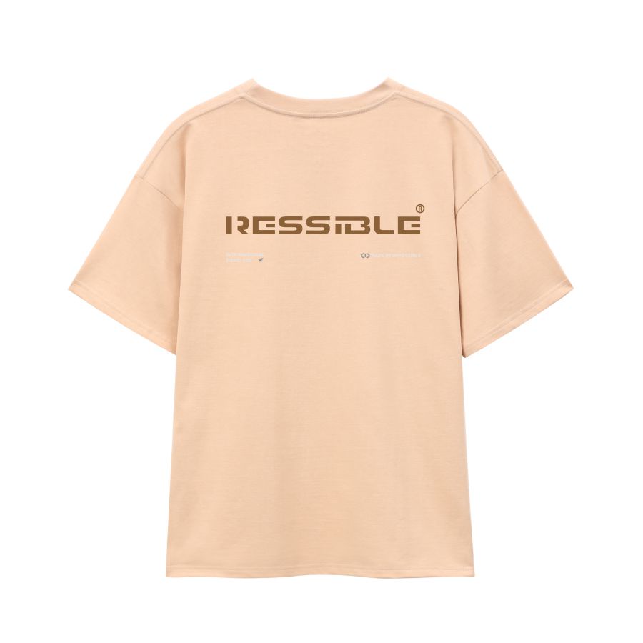 Áo thun International Basic - Ressible [Streetwear/Beige]