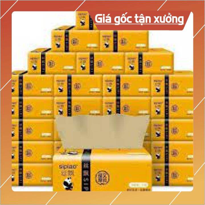 (Hỏa Tốc Sài Gòn) Giấy ăn Gấu Trúc Sipiao giá sỉ thùng 30 gói loại 1