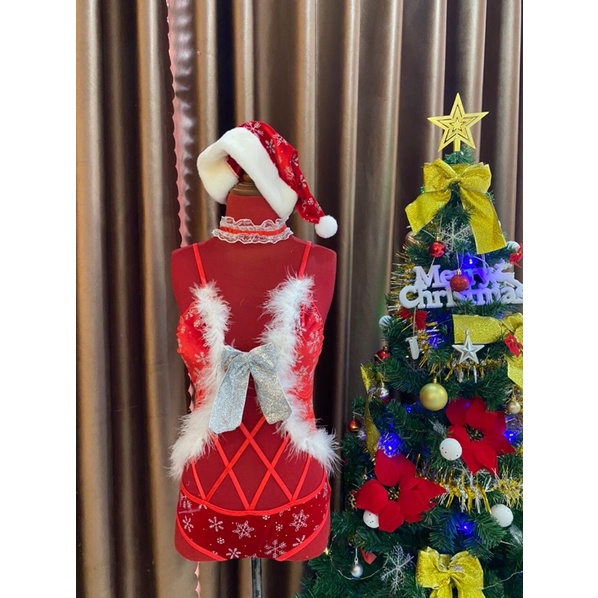 Set Đồ Ngủ 1 Mảnh Noel Nóng Bỏng MS19985[CWEAR.SEXY_ĐỒ NGỦ &amp; NỘI Y CAO CẤP]