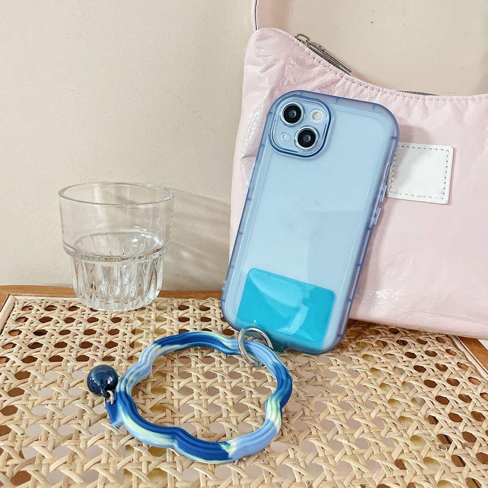 Ốp Điện Thoại Silicon Dẻo Nhiều Màu Kèm Vòng Đeo Tay &amp; Dây Đeo Chống Thất Lạc Tiện Dụng Cho Harry