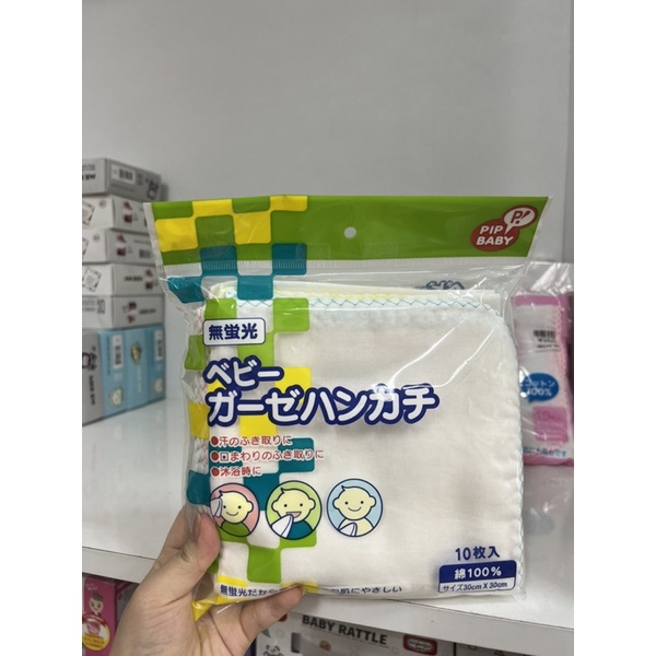 Khăn xô sữa Chuchu Baby cao cấp cho bé túi 10 chiếc siêu tiện lợi Beehouse