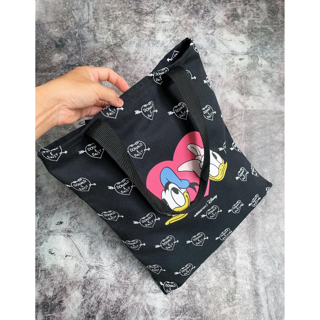 Túi tote vải canvas đựng đồ đeo chéo DISNEY X DAS SHOPPER BAG