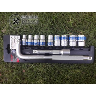 Bộ điếu 9pcs & cần cong l + tip nối dài 5" top