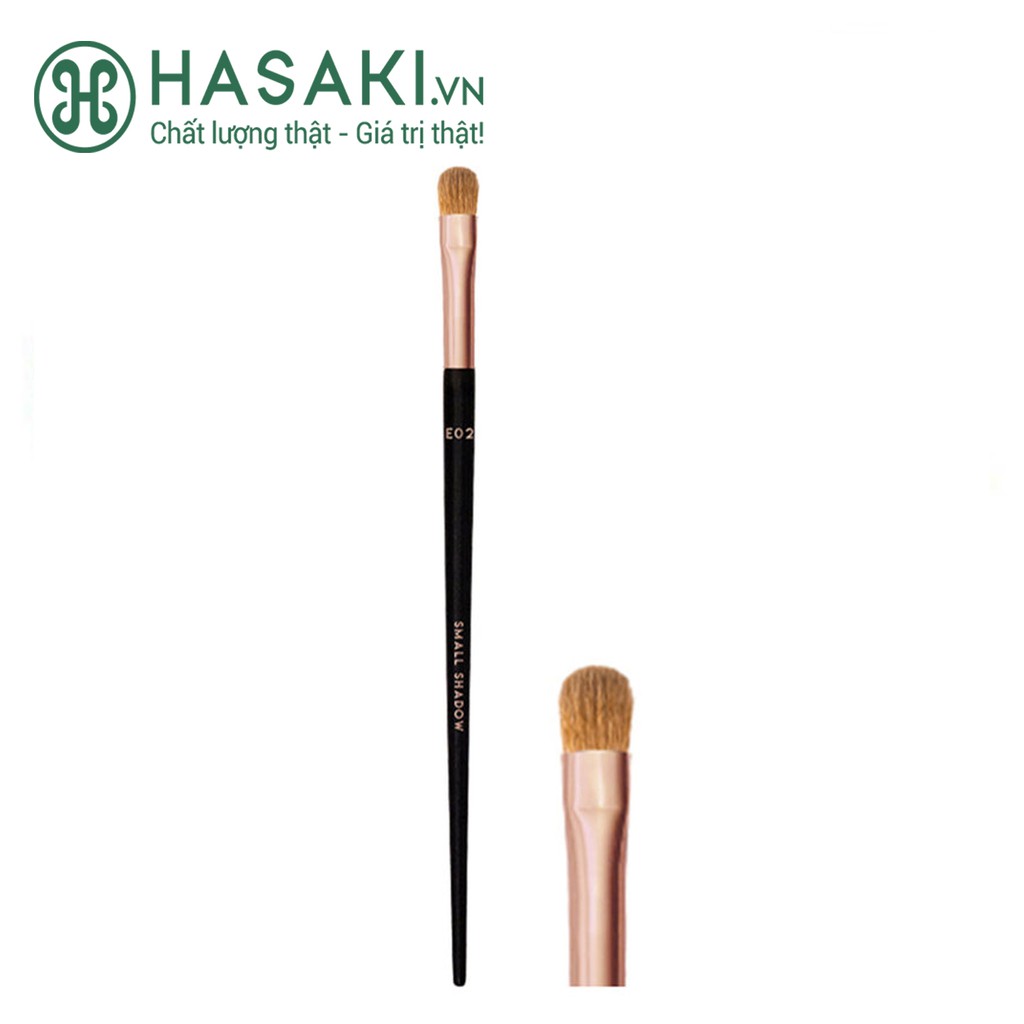 Cọ Phủ &amp; Tán Phấn Mắt Vacosi Small Shadow Brush E02