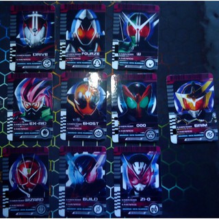 Mẫu Real - 10 thẻ Rider từ W- Zi-O