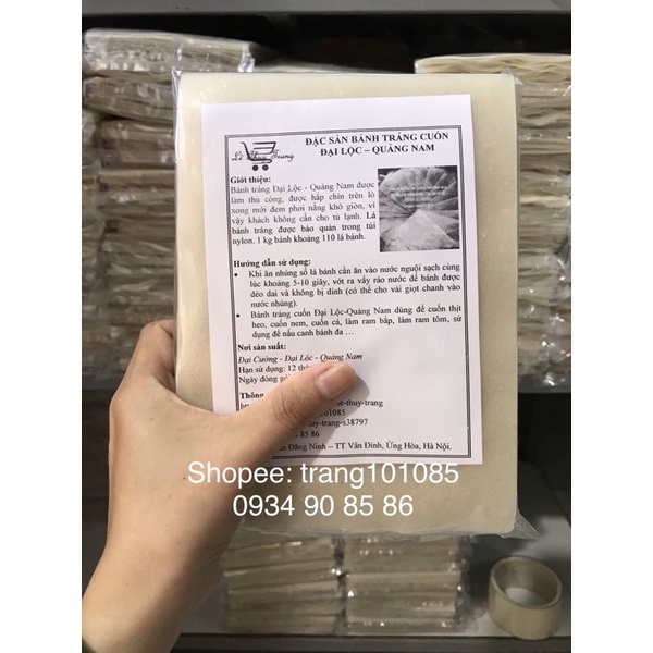 Bánh tráng nhúng Đại Lộc Quảng Nam 500gr ( sp phụ dự phòng)