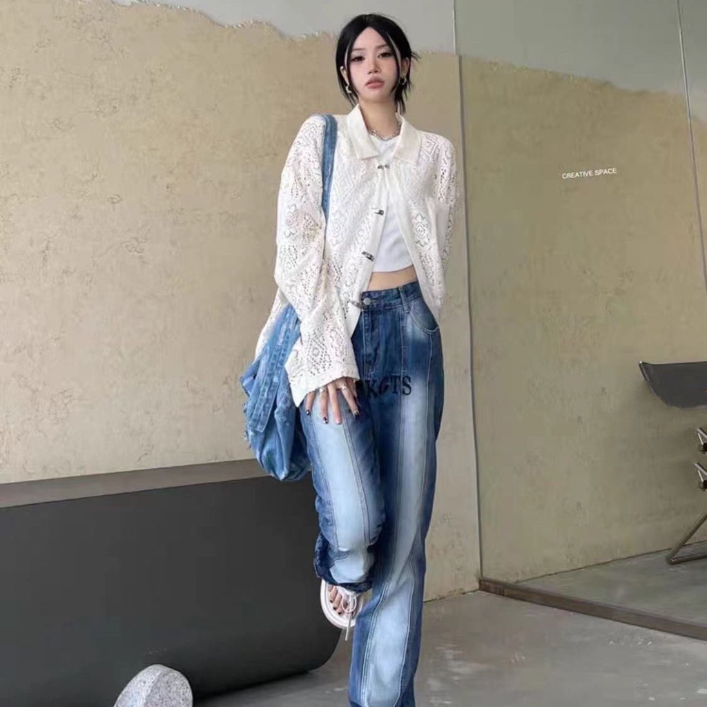 ♂Áo Sơ Mi polo Chống Nắng Dáng Rộng Phong Cách Retro Mỹ Thời Trang Mùa Hè 2022 Dễ Phối Đồ