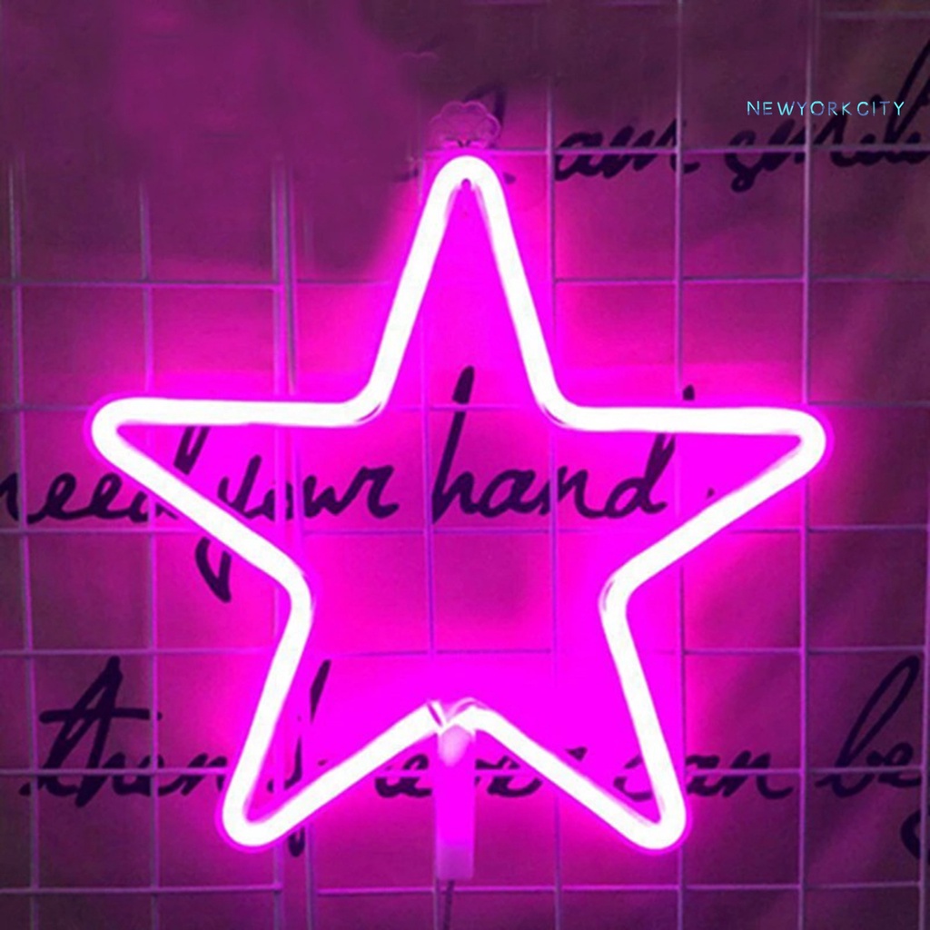 Đèn LED Gắn Tường Hình Ngôi Sao Dùng Pin Sạc USB / Trang Trí Tiệc