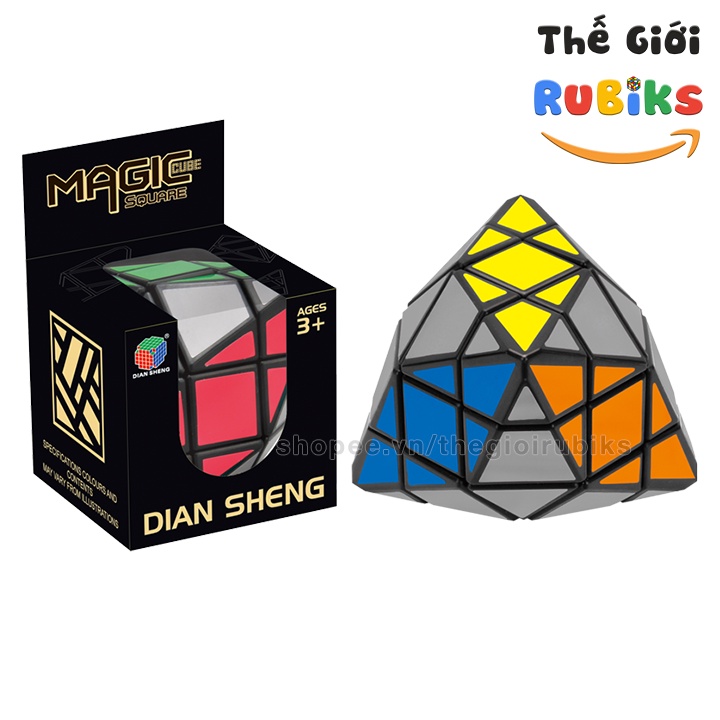 Rubik Biến Thể DianSheng 4 Corner Only Quadrangula Cube Siêu Khó Đồ Chơi Giáo Dục Trí Tuệ Thông Minh