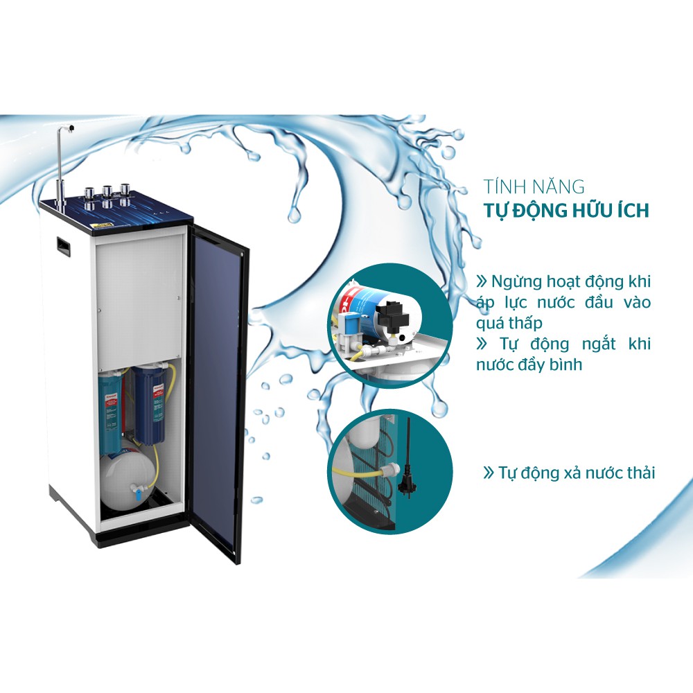 Hỗ trợ lắp đặt - Máy lọc nước R.O nóng lạnh 10 lõi SUNHOUSE SHA76213CK-S - Bảo hành tại nhà 24 tháng