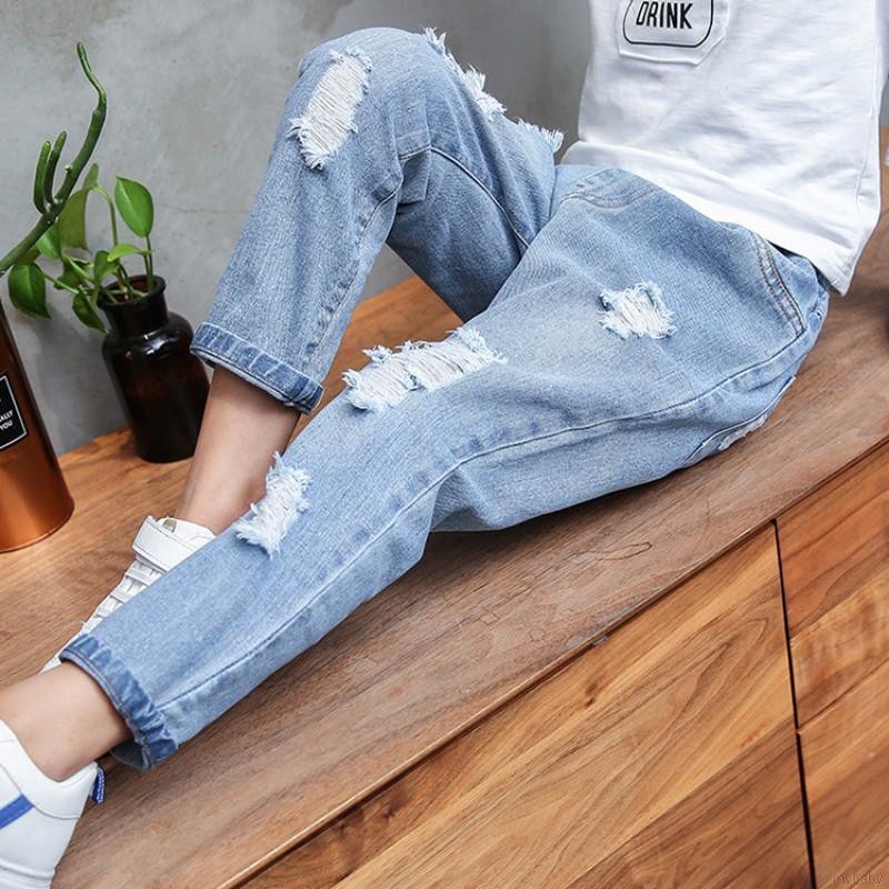 Quần Denim Mùa Hè Cho Bé Gái