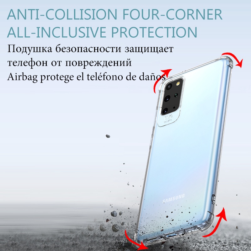 Ốp điện thoại chống sốc cho Samsung Galaxy S23 S20 S21 FE S22 Ultra S10 S10e S9 S8 Note 10 9 8 Plus Lite