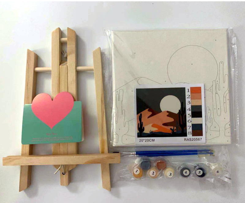 Bộ Tranh Sơn Dầu 20x20 Tự Làm Kích Thước 20x20cm Y001 | BigBuy360 - bigbuy360.vn