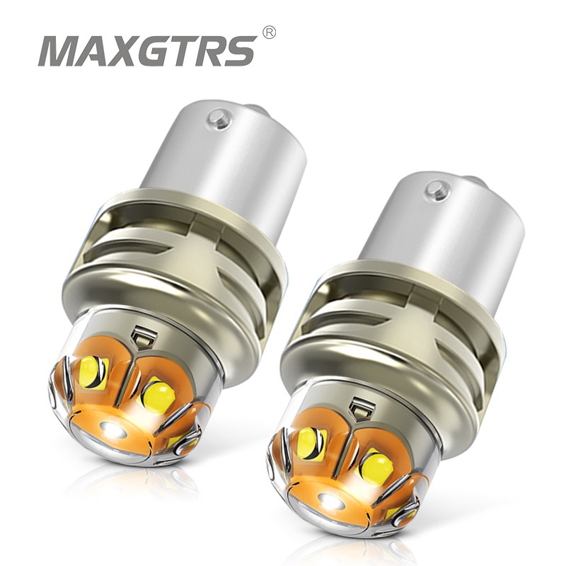 Bộ 2 Bóng Đèn Led MAXGTRS Siêu Sáng 360 Độ Gắn Đuôi Xe Hơi