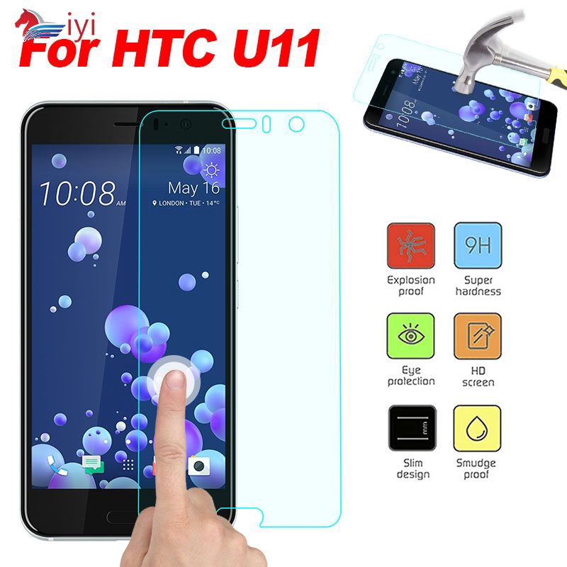 Kính cường lực chống dầu chống trầy xước bảo vệ màn hình điện thoại cho HTC U11