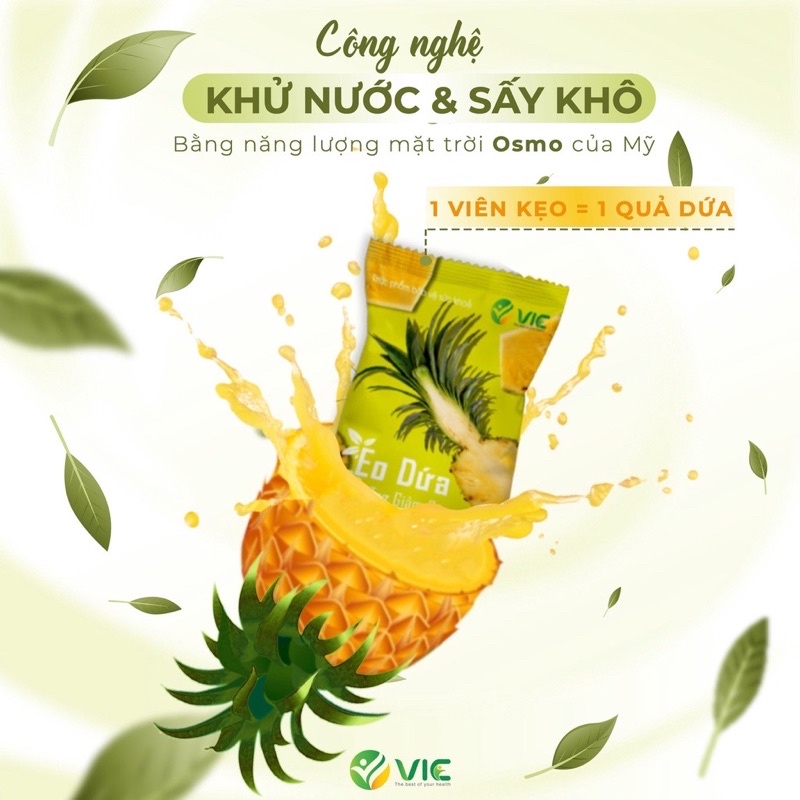 Kẹo dứa giảm mỡ Vic nhanh chóng, hiệu quả, an toàn