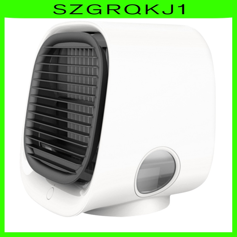 Ready Stock  Portable Air Cooler Fan Desktop Cooling Air Conditioner Humidifier  Green