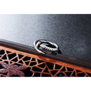 Nhẫn Đinh Tán mạ Bạc 925