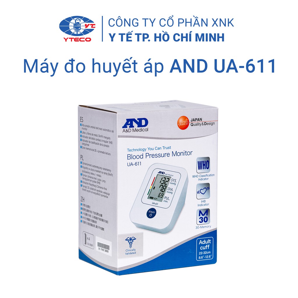 Máy đo huyết áp AND UA-611