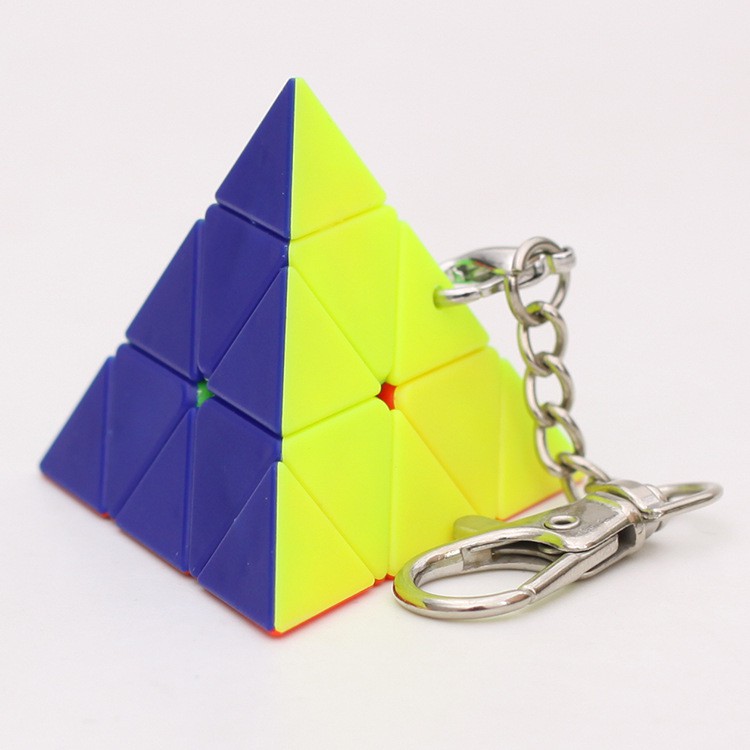 Móc khóa rubik tam giác Pyraminx Keychain