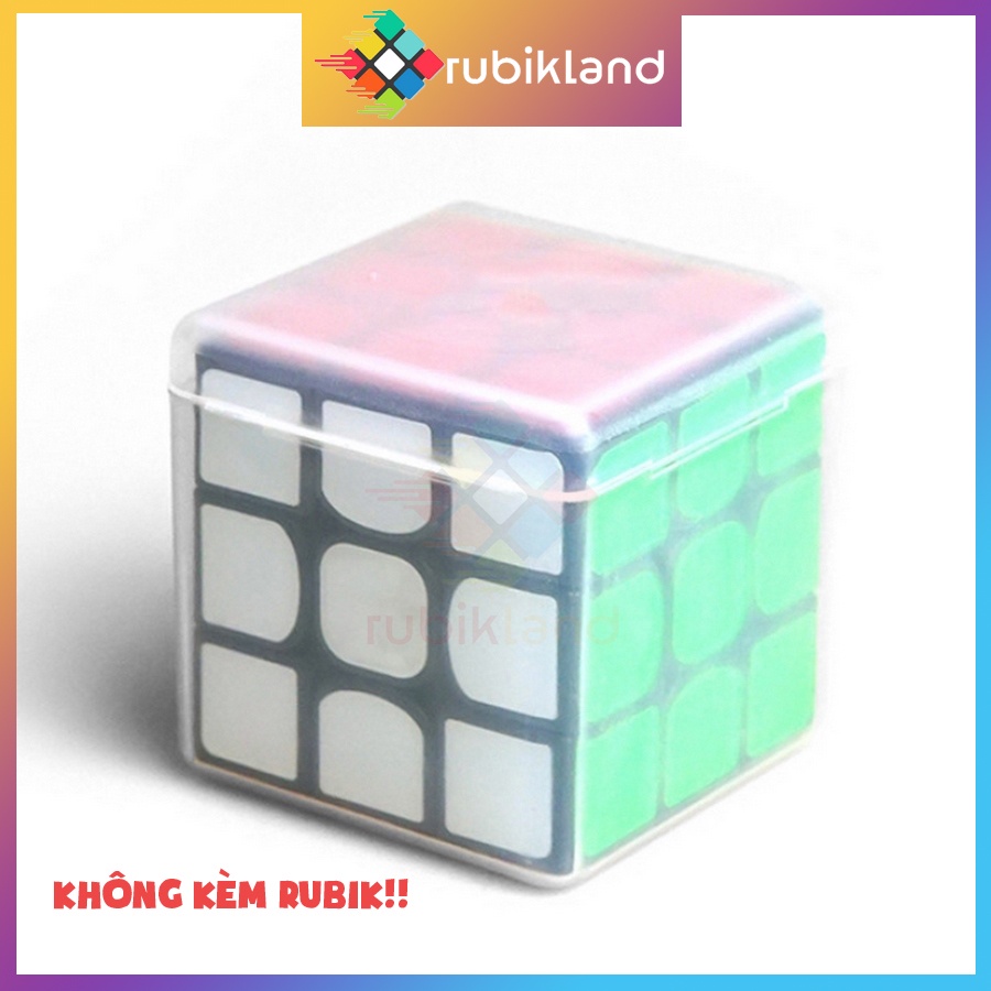 Hộp Đựng Rubik 3x3 Trong Suốt 5.7cm Hộp Rubic Đồ Chơi Trí Tuệ Trẻ Em