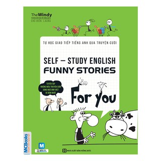 Sách - Self Study English Funny Stories For You - Tự Học Giao Tiếp Tiếng Anh Qua Truyện Cười - Học Kèm App Online