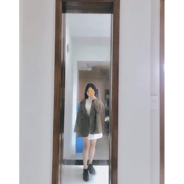 Khoác blazer form rộng phong cách hàn quốc kèm ảnh thật | BigBuy360 - bigbuy360.vn