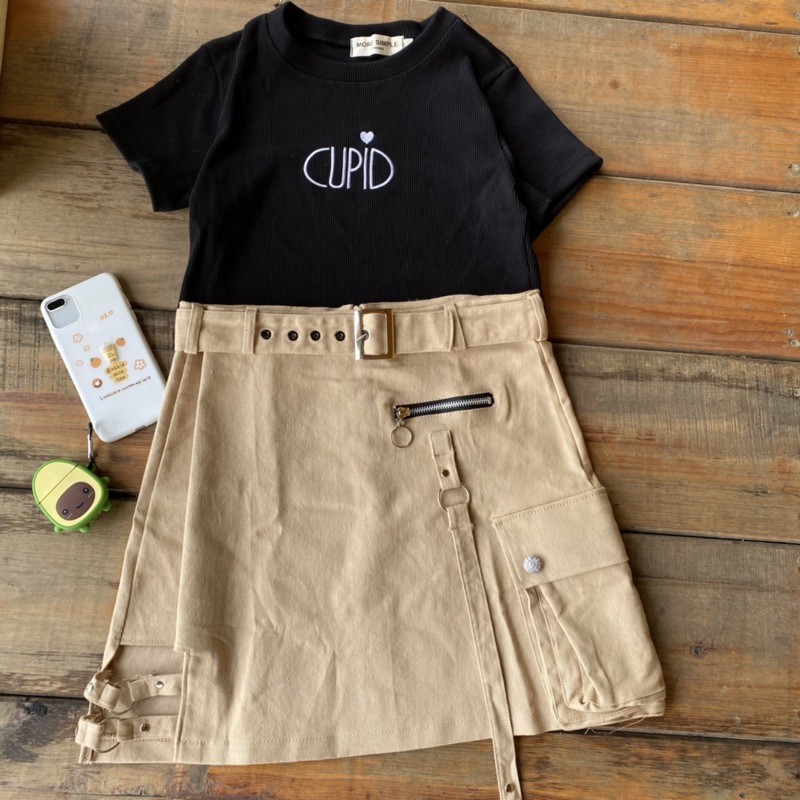 Chân Váy Nữ Kèm Belt ❤️FREESHIP❤️ Giảm 10K Khi Nhập [ Áo Thun Nữ ] Chân váy Box Skirt❤️ | BigBuy360 - bigbuy360.vn